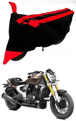 AutoGalaxy Waterproof Two Wheeler Cover for TVS(Zeppelin, Red, Black)