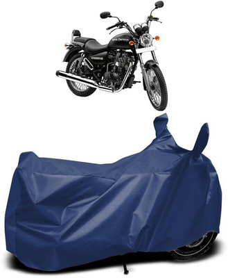 AASHTIK MART Two Wheeler Cover for Royal Enfield(Thunderbird 500, Blue)