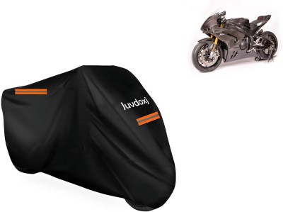 Juvdoxj Waterproof Two Wheeler Cover for Honda(CBR1000RR Fireblade, Black)