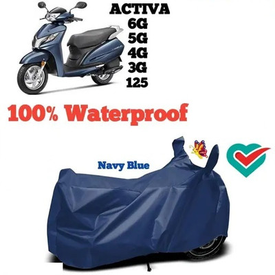 rajshee hoisery Waterproof Two Wheeler Cover for Honda(Activa 125, Multicolor)