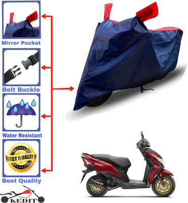 KEDIT Two Wheeler Cover for Universal For Bike(Dio, Red, Blue)