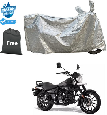 CODOKI Waterproof Two Wheeler Cover for Bajaj(Avenger 160 Street, Silver)