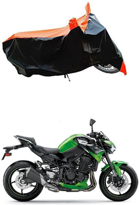 VESMEI Two Wheeler Cover for Kawasaki(Z900RS BS6, Orange)