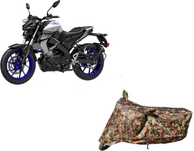 Anlopeproducts Waterproof Two Wheeler Cover for Yamaha(MT-15, Red)