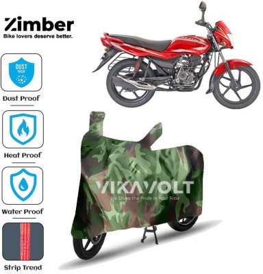 ZIMBER Waterproof Two Wheeler Cover for Bajaj(ComforTec, Green)