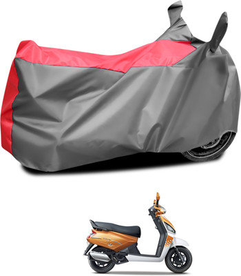 PAGORA Waterproof Two Wheeler Cover for Mahindra(Gusto, Grey, Red)