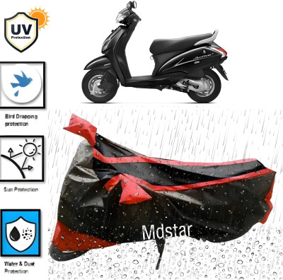 Mdstar Waterproof Two Wheeler Cover for Honda(Activa 6G, Red)