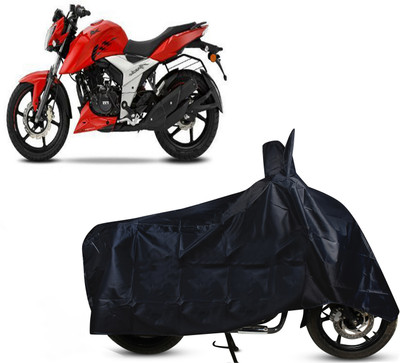 EGAL Two Wheeler Cover for TVS(Apache RTR 160 4V, Black)