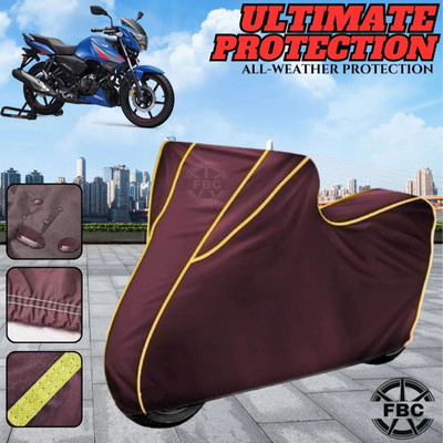 FBC Waterproof Two Wheeler Cover for TVS(Apache RTR 160, Green)