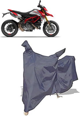 Amexride Two Wheeler Cover for Ducati(Hypermotard, Grey)