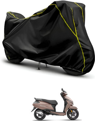 CODOKI Waterproof Two Wheeler Cover for TVS(Jupiter, Black, Black)