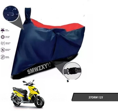 smwzxyu Waterproof Two Wheeler Cover for Universal For Bike(Storm 125, Red, Blue)