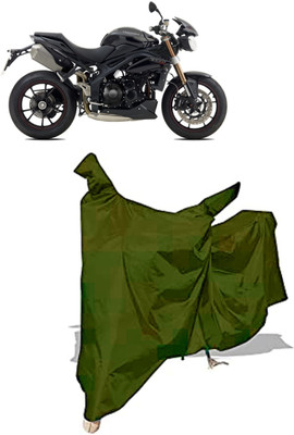 Amexride Two Wheeler Cover for Triumph(Speed Triple, Maroon)