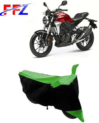 FFZ Two Wheeler Cover for Honda(CB300R, Black, Green)