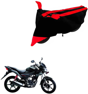 DeepShakshi AUTOMOTIVE Two Wheeler Cover for Honda(CB Twister, Black, Red)