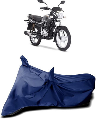 KEDIT Two Wheeler Cover for Bajaj(Platina 100 BS6, Blue)