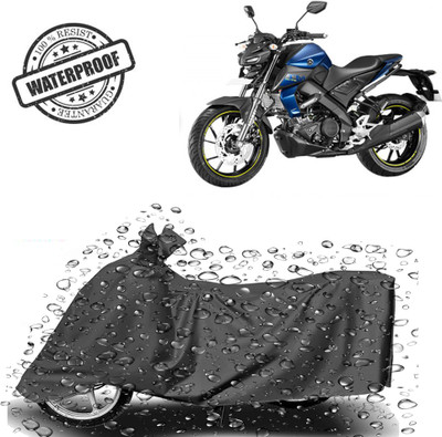 ROYAL AUTO MART Waterproof Two Wheeler Cover for Yamaha(MT 15, Grey)