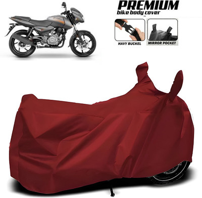 smwzxyu Waterproof Two Wheeler Cover for Bajaj(Pulsar 135 BS6, Maroon)