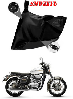 smwzxyu Waterproof Two Wheeler Cover for JAWA(BS6, Black)
