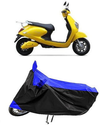 MMSSTAR Waterproof Two Wheeler Cover for Techo Electra(Electra 5S, Blue)