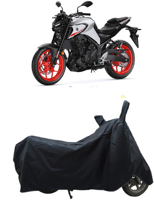 Coxtor Waterproof Two Wheeler Cover for Yamaha(MT-03 BS6, Black)