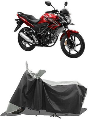 GROFATIK Two Wheeler Cover for Honda(CB Trigger, Grey)