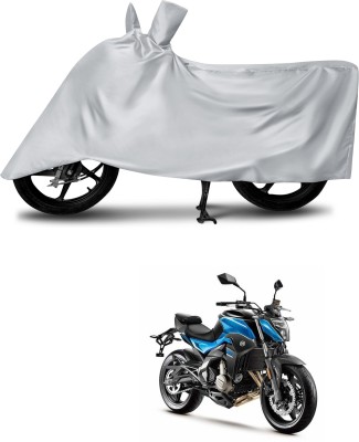 LICATOR Two Wheeler Cover for CFMoto(650 NK, Silver)