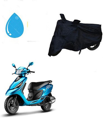 DeepShakshi AUTOMOTIVE Waterproof Two Wheeler Cover for TVS(Zest, Black)