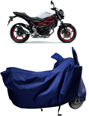 Amexride Two Wheeler Cover for Suzuki(SV650, Blue)