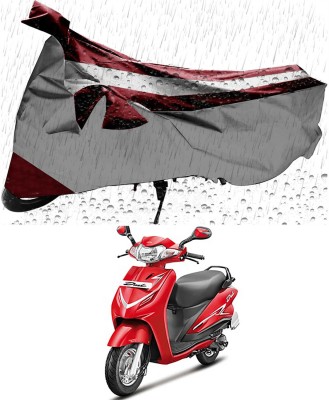 Ascension Two Wheeler Cover for Hero(Duet VX 110CC, Maroon, Silver)