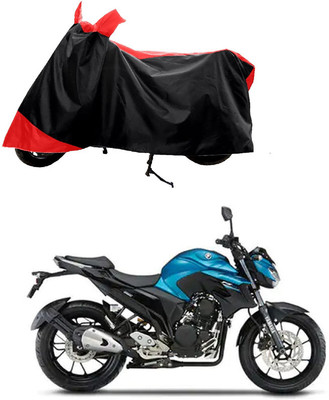 GROFATIK Two Wheeler Cover for Yamaha(FZ 25 BS6, Red)