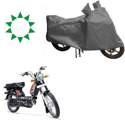 DeepShakshi AUTOMOTIVE Waterproof Two Wheeler Cover for TVS(Heavy Duty Super XL, Grey)