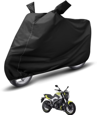 MOCKHE Waterproof Two Wheeler Cover for Bajaj(Dominar 250, Black)