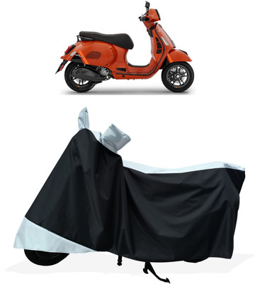 Tricway Two Wheeler Cover for Vespa(GTS Super 300, White)