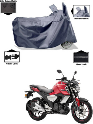 PAGORA Waterproof Two Wheeler Cover for Yamaha(FZ-FI, Grey)