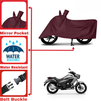 DeepShakshi AUTOMOTIVE Two Wheeler Cover for Suzuki(intruder 150, Maroon)