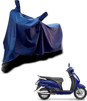 KEDIT Two Wheeler Cover for Suzuki(Access SE, Blue)