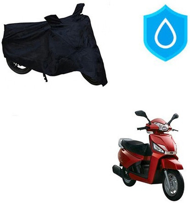 DeepShakshi AUTOMOTIVE Waterproof Two Wheeler Cover for Mahindra(Gusto, Black)