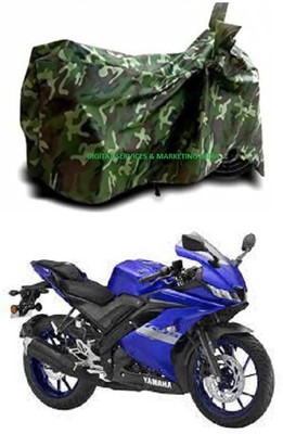DSAMI Two Wheeler Cover for Yamaha(YZF R15 V3 BS6 BS6, Multicolor)