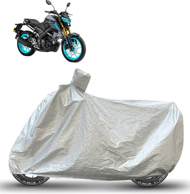 Caronix Waterproof Two Wheeler Cover for Yamaha(MT 15, Silver)