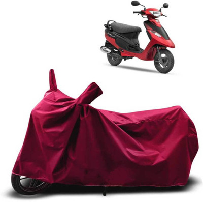 DeepShakshi AUTOMOTIVE Waterproof Two Wheeler Cover for Hero(HF Deluxe BS6, Maroon)