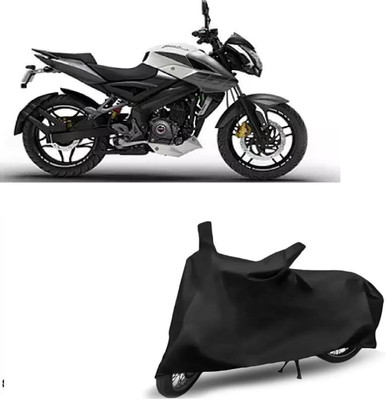 Aarav Moto Waterproof Two Wheeler Cover for Bajaj(Pulsar 200 NS DTS-i, Black)