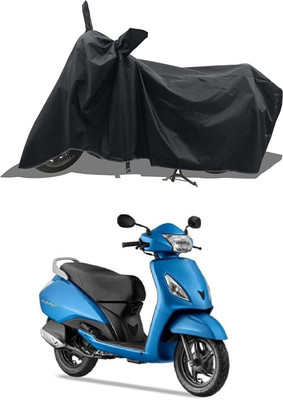 DeepShakshi AUTOMOTIVE Waterproof Two Wheeler Cover for TVS(Jupiter 125, Black)