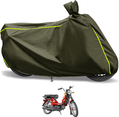 Euro Care Waterproof Two Wheeler Cover for TVS(Heavy Duty Super XL, Green)