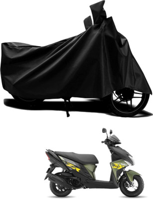 KEDIT Two Wheeler Cover for Yamaha(Ray-ZR 125FI, Black)