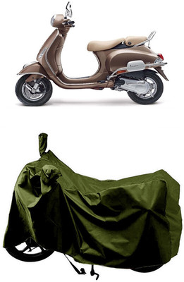 SUGASHRI Waterproof Two Wheeler Cover for Vespa(Elegante 150 BS6, Green)