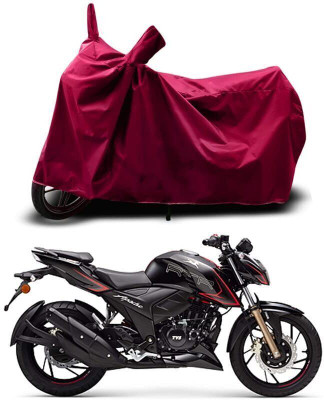 DeepShakshi AUTOMOTIVE Two Wheeler Cover for TVS(Apache RTR 200, Maroon)