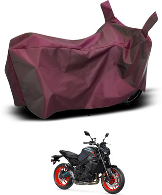 PAGORA Waterproof Two Wheeler Cover for Yamaha(MT 09, Maroon)
