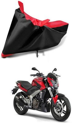 AutoGalaxy Waterproof Two Wheeler Cover for Bajaj(Pulsar 250, Red, Black)