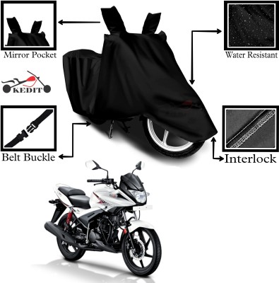 KEDIT Two Wheeler Cover for Universal For Bike(Ignitor, Black)